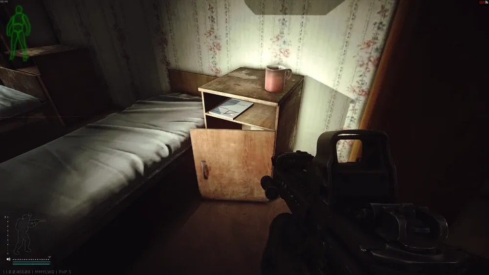 Dorm 304 Side table document spawn screenshot on Customs