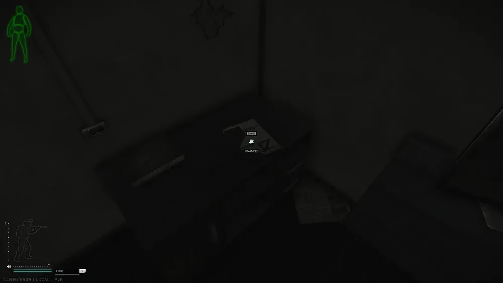 Big Red Computer Room Desk document spawn screenshot on Customs