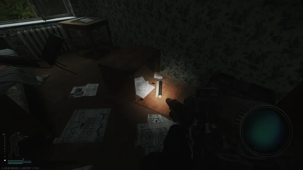 Dorm 216 Cupboard document spawn screenshot on Customs