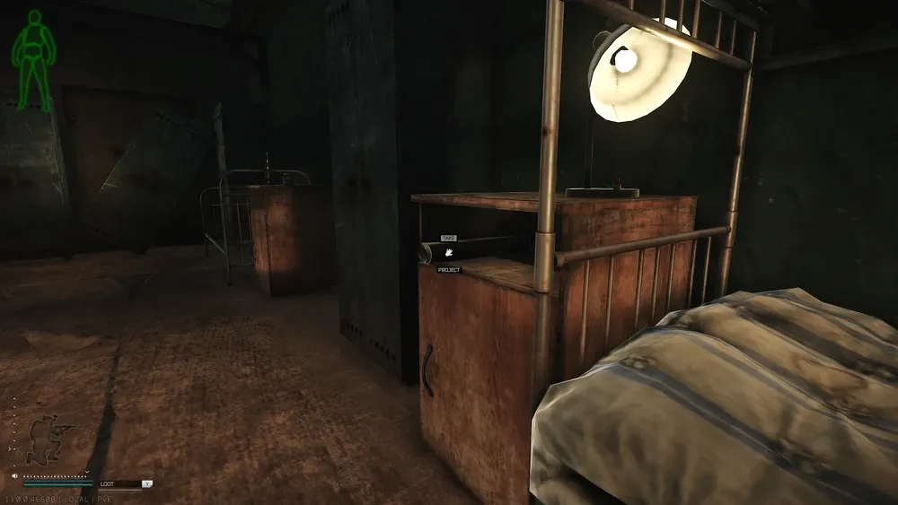 Warehouse Bunks document spawn screenshot on Customs