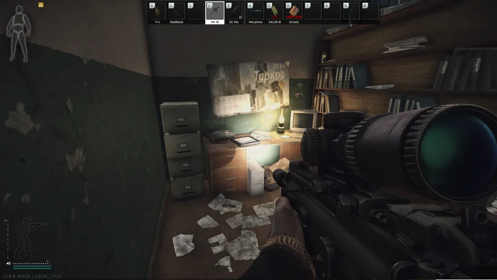 Backyard Office Desk document spawn screenshot on Factory