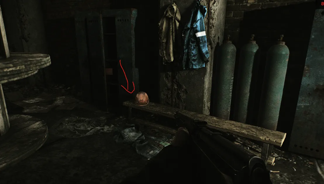 Gate 1 Lockers document spawn screenshot on Factory