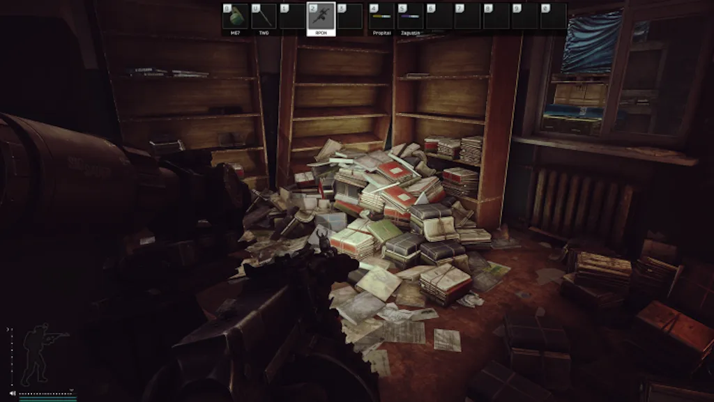 Office Book Pile document spawn screenshot on Factory
