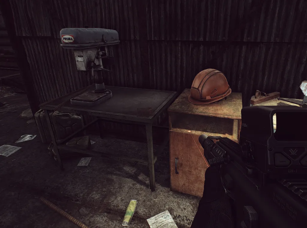 Workshop Side Table document spawn screenshot on Factory