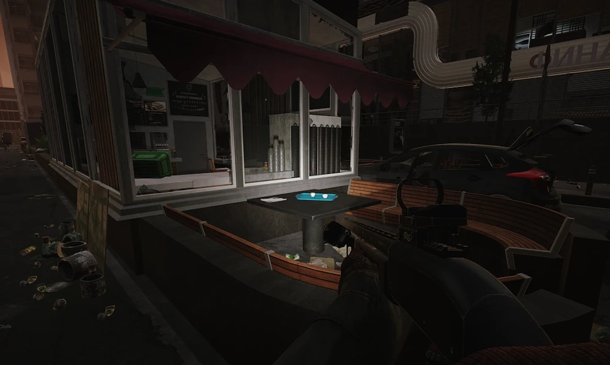Coffee Table document spawn screenshot on Ground Zero