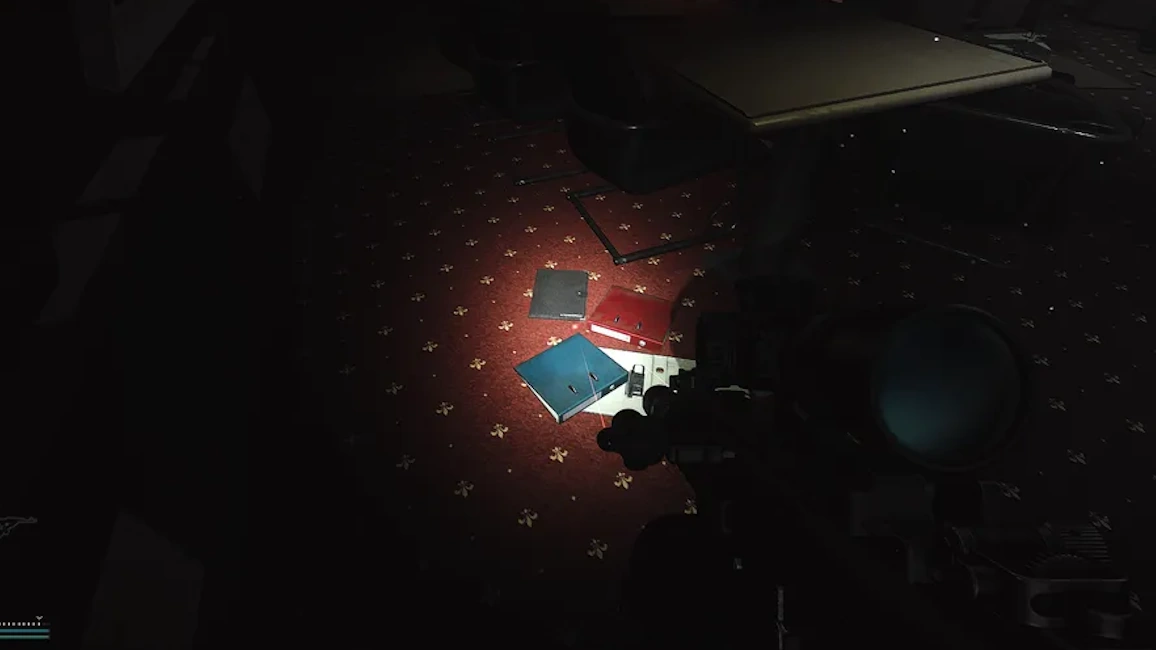 Archives Floor 1 document spawn screenshot on Icebreaker