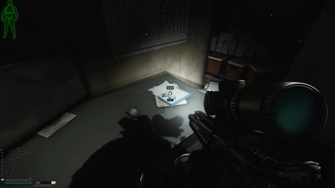 Medical Storage Desk document spawn screenshot on Icebreaker
