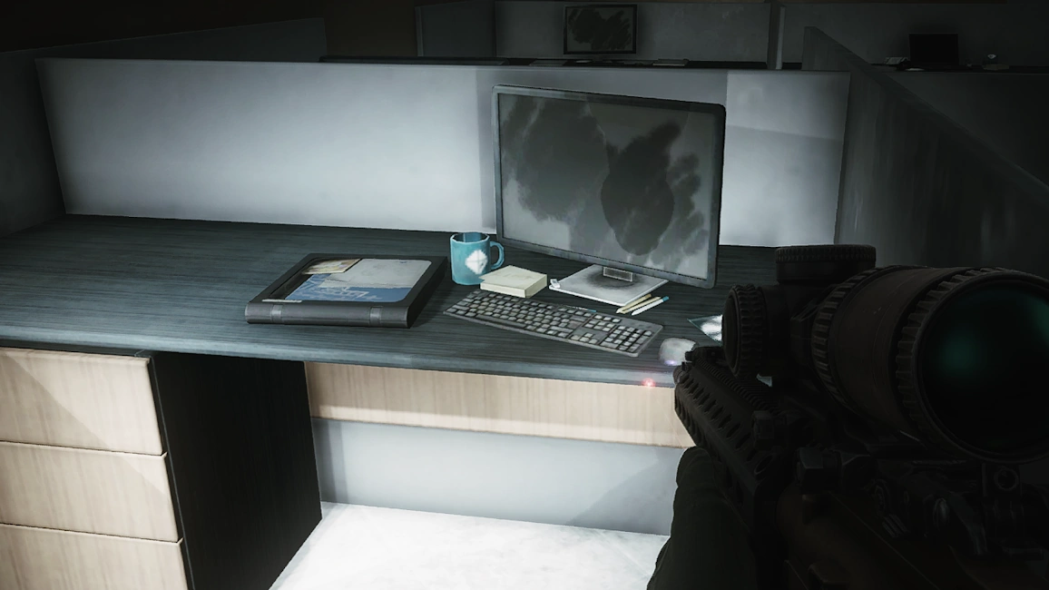 Alarm Office Desk 2 document spawn screenshot on Interchange