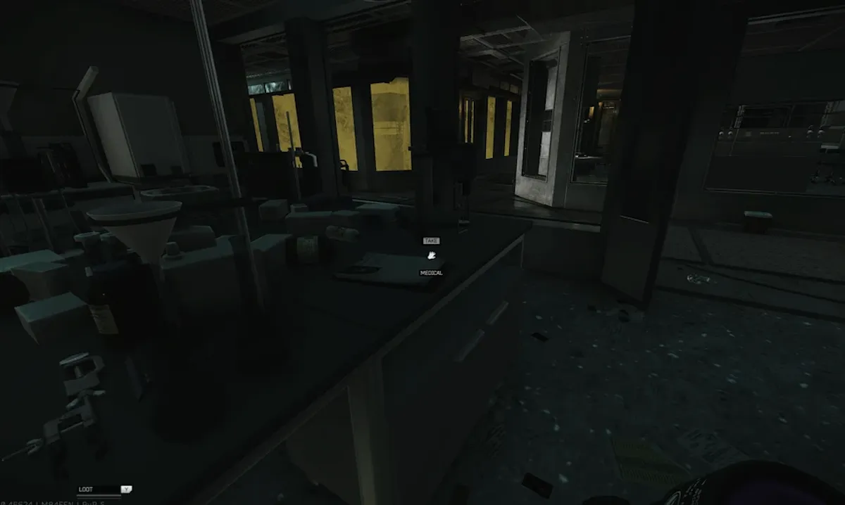 Res Unit Testing Station document spawn screenshot on The Lab