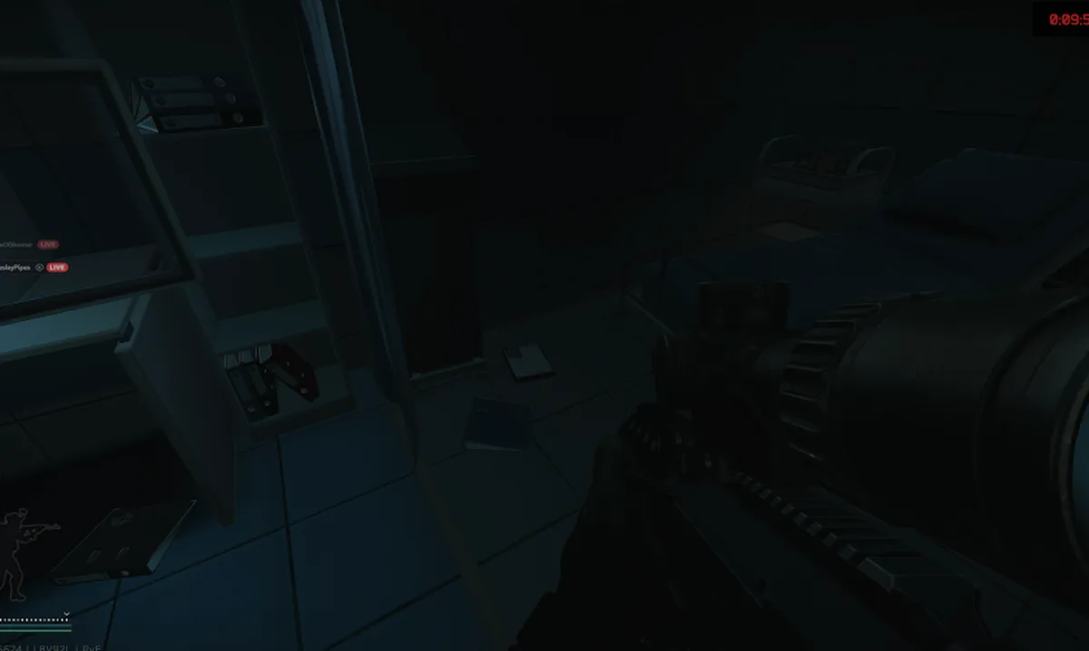 Res Unit Testing Station document spawn screenshot on The Lab