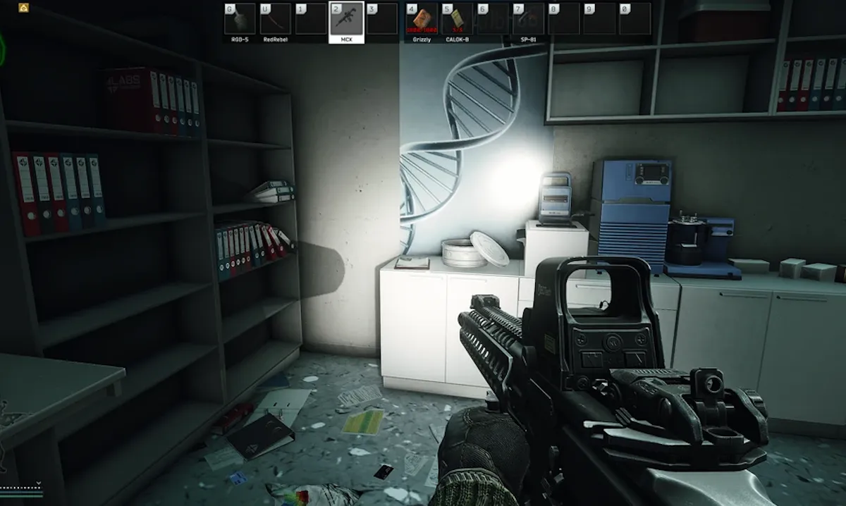 Green Room Table document spawn screenshot on The Lab