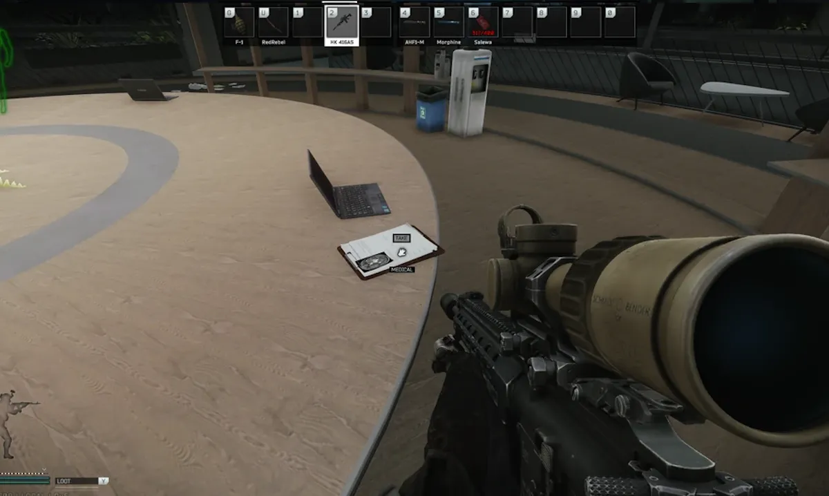 Circle Table document spawn screenshot on The Lab