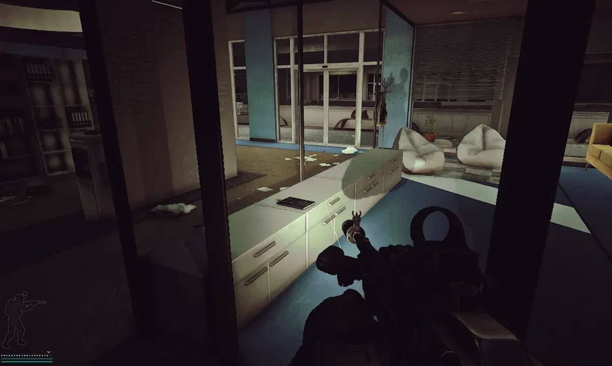 Computer Room Rest Table document spawn screenshot on The Lab