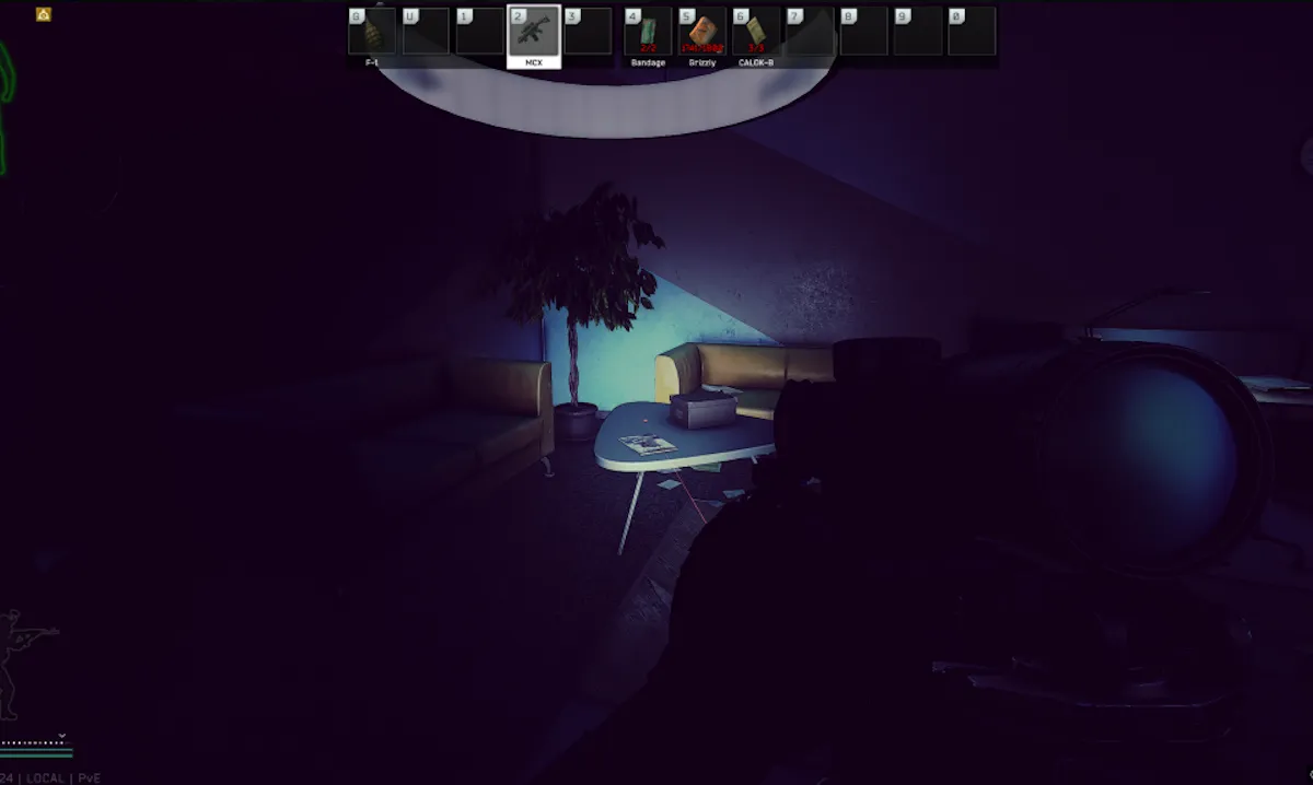 Computer Room Coffee Table document spawn screenshot on The Lab