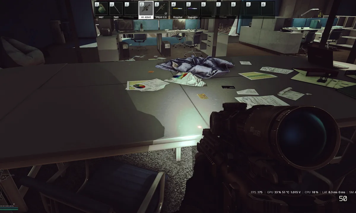 Kruglov Meeting Table document spawn screenshot on The Lab