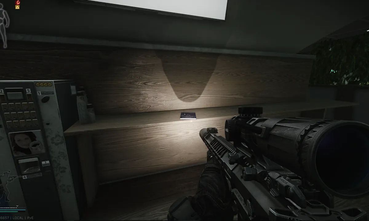 Coffee Counter document spawn screenshot on The Lab