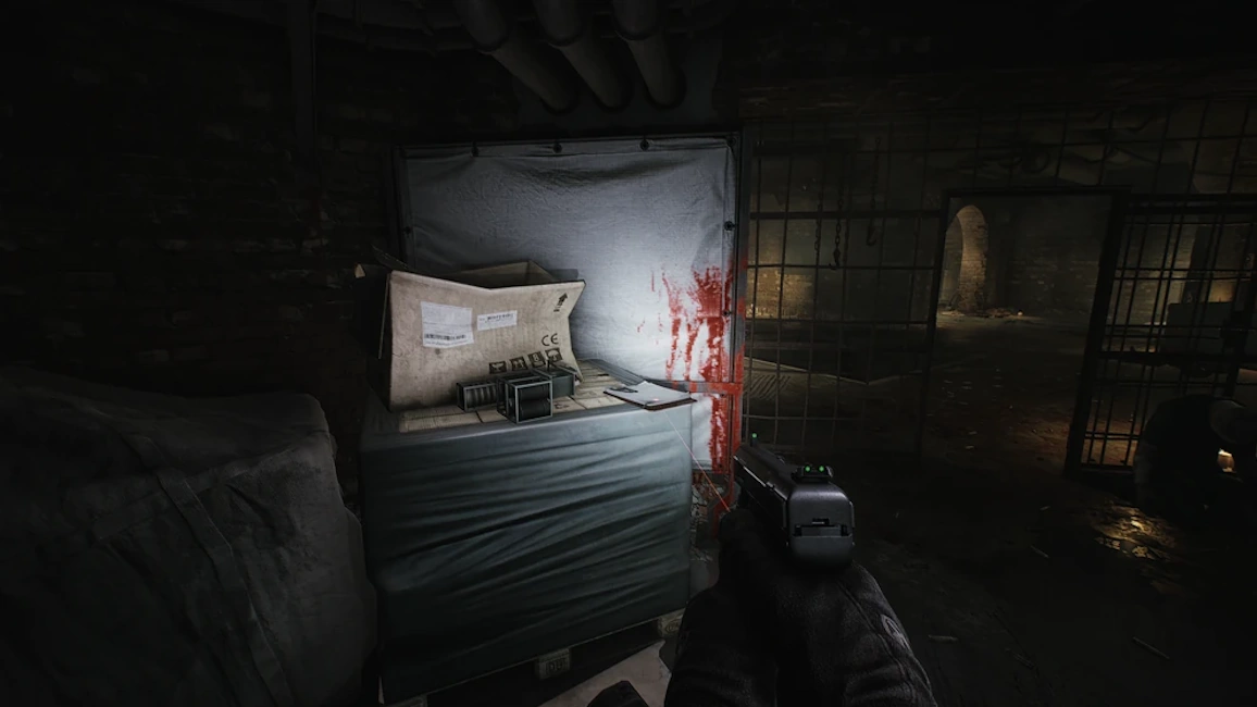 Assembly Room Crate 3 document spawn screenshot on The Labyrinth