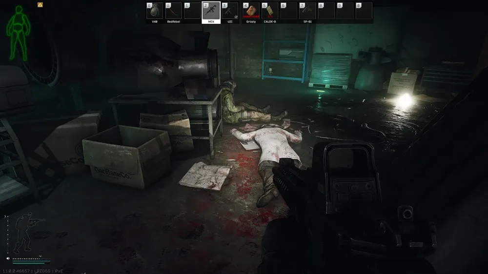 Dead Scientist 2 document spawn screenshot on The Labyrinth