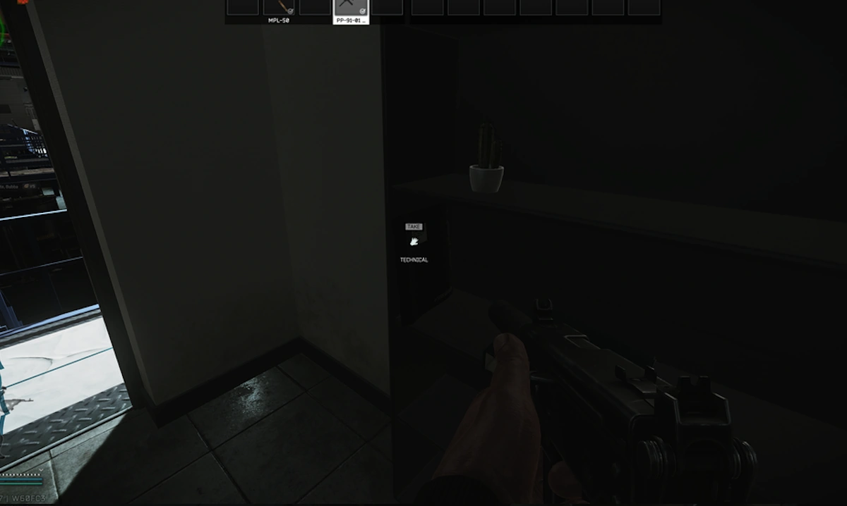 Building 1 Office Shelf document spawn screenshot on Lighthouse