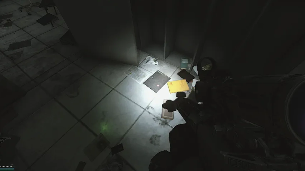 Building 3 Hallway document spawn screenshot on Lighthouse
