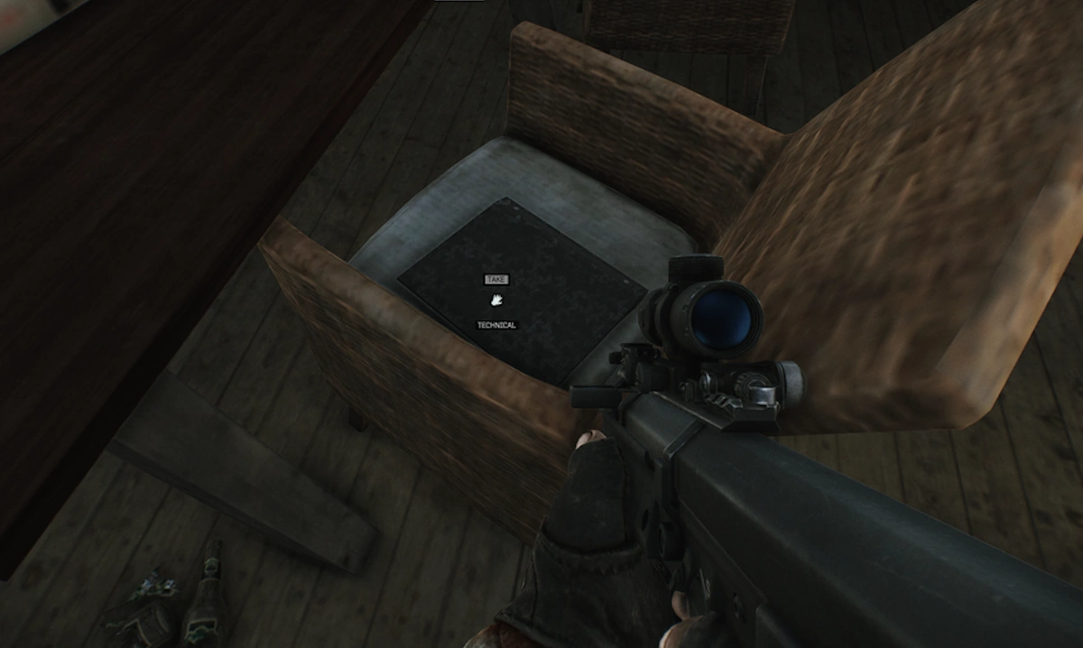 Chalet Dining House document spawn screenshot on Lighthouse