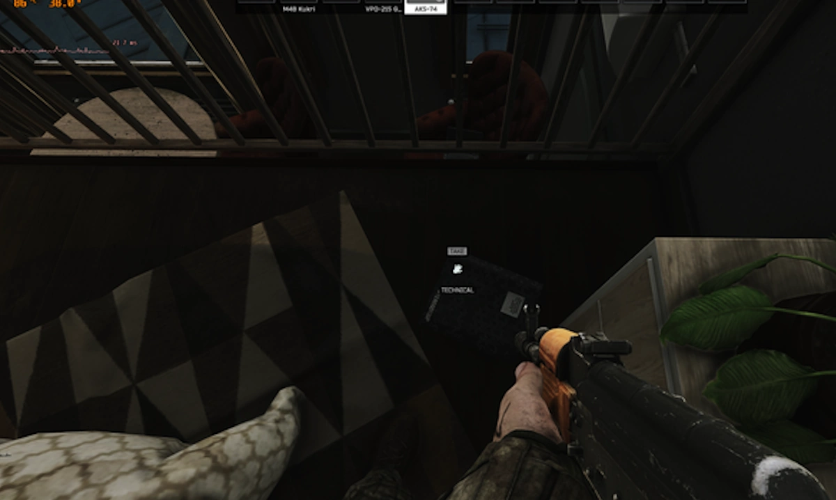 Chalet Loft document spawn screenshot on Lighthouse