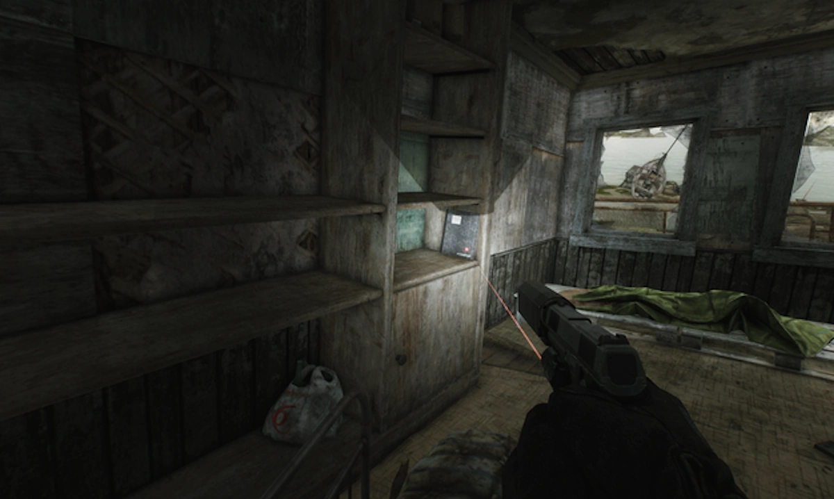 Sunken Building Shelf document spawn screenshot on Lighthouse