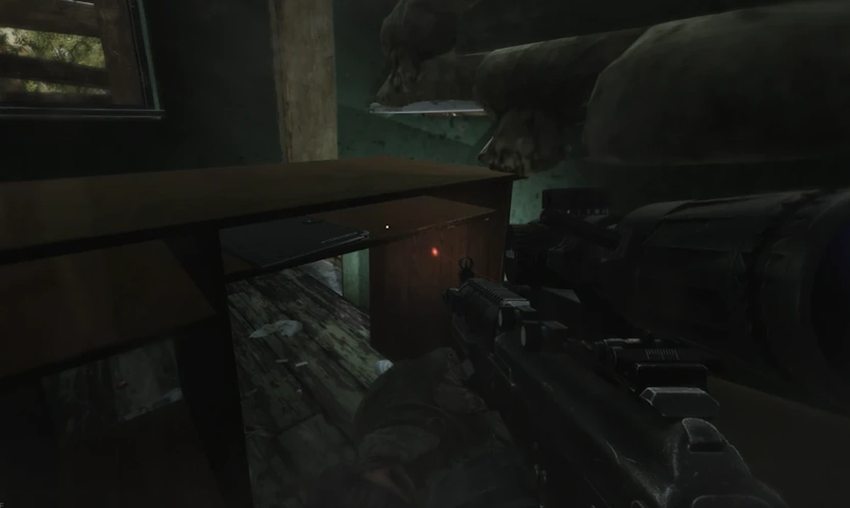 Checkpoint Desk document spawn screenshot on Reserve