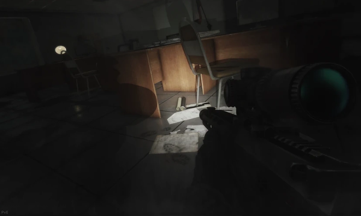 Command Office Floor document spawn screenshot on Reserve