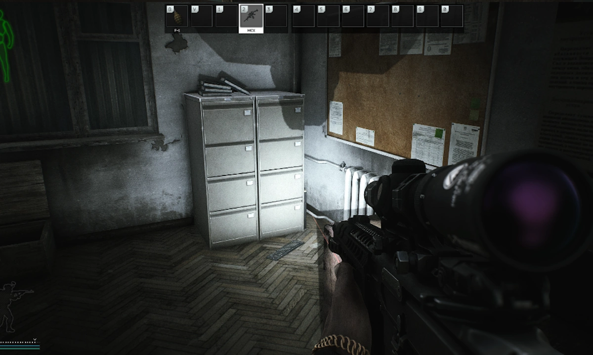 Guard Post Filing Cabinet document spawn screenshot on Reserve