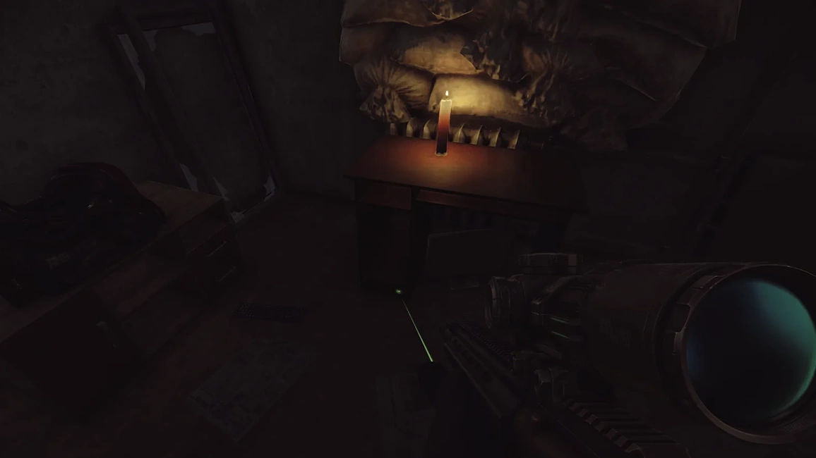 White Knight Candle document spawn screenshot on Reserve