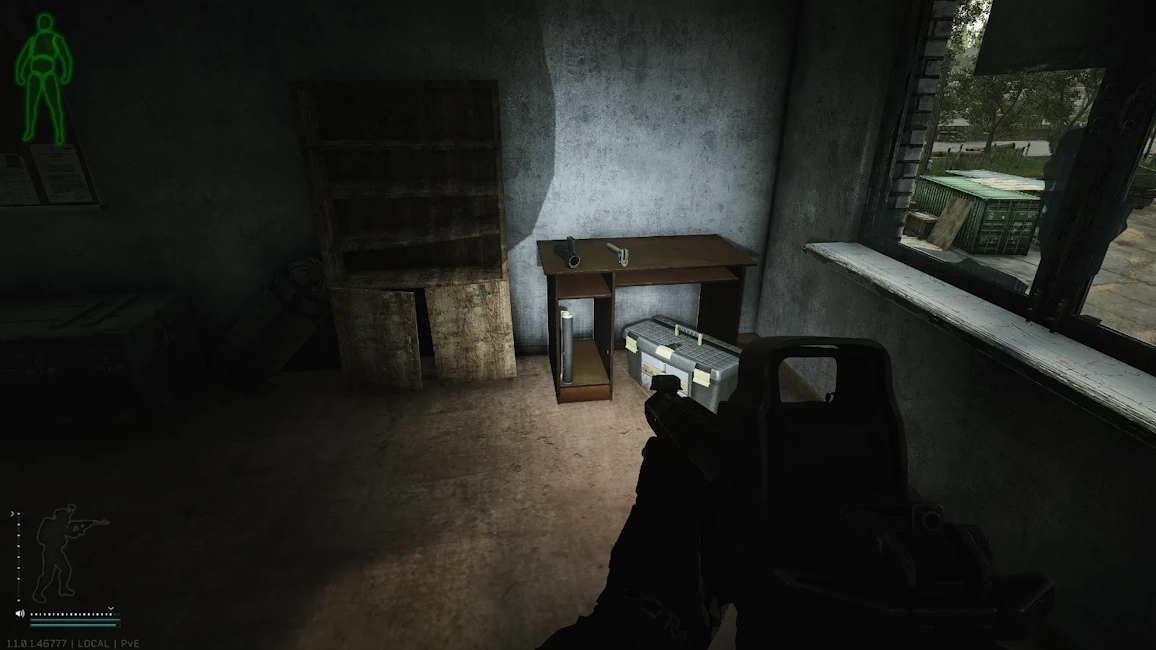 White Knight Desk document spawn screenshot on Reserve