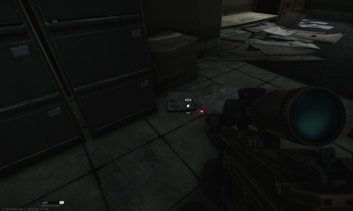 Admin West Wing document spawn screenshot on Shoreline