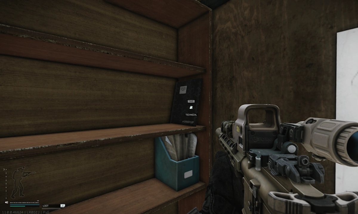 Car Extract Bunk document spawn screenshot on Shoreline