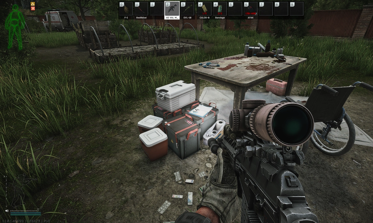 Cottage Med Boxes document spawn screenshot on Shoreline
