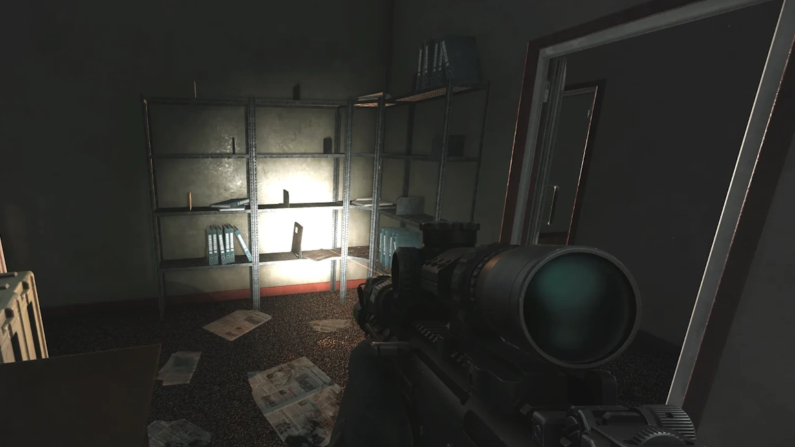 Gas Station Shelf document spawn screenshot on Shoreline