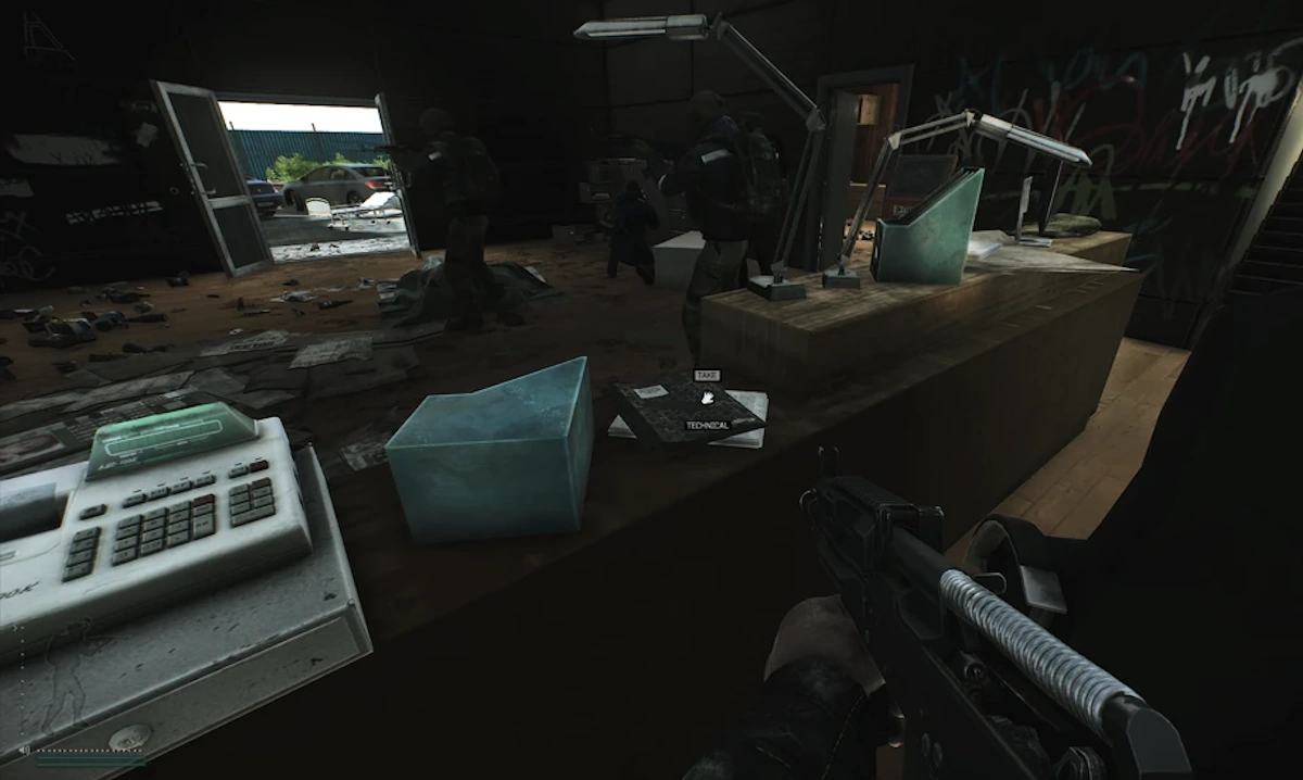 Pier Station Counter document spawn screenshot on Shoreline
