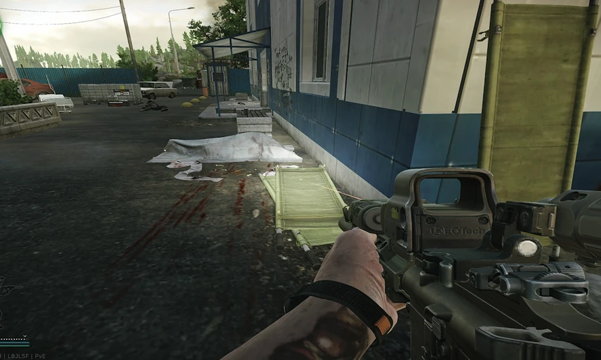 Pier Stretchers document spawn screenshot on Shoreline