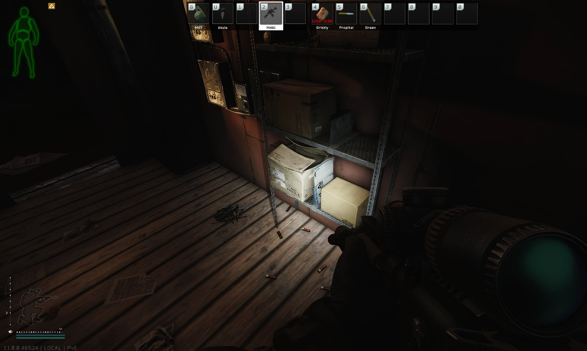 Radio Tower Shelf document spawn screenshot on Shoreline