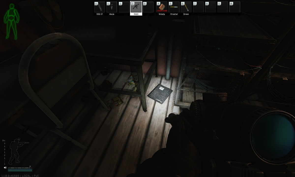 Radio Tower document spawn screenshot on Shoreline
