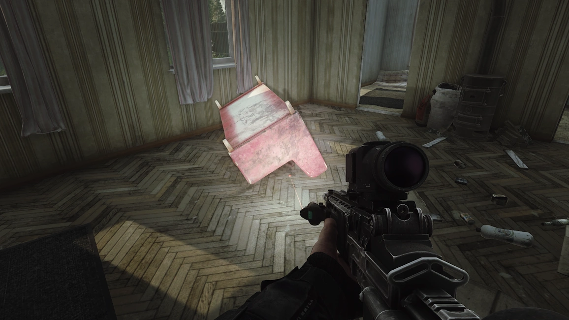 Scav Village Couch document spawn screenshot on Shoreline