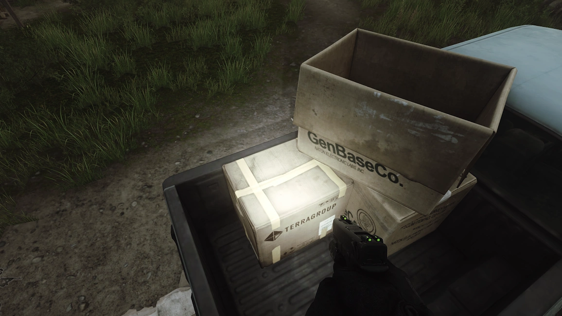 Scav Villlage Truck document spawn screenshot on Shoreline