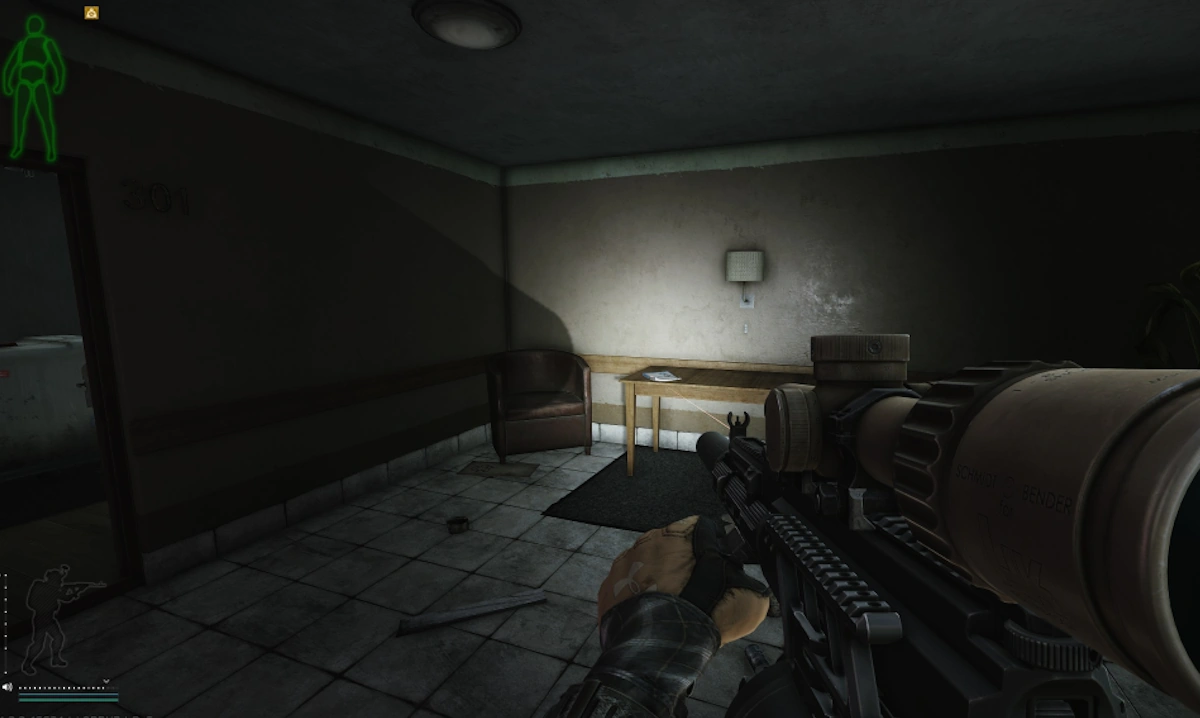 West 301 Hallway document spawn screenshot on Shoreline