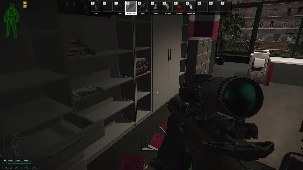 Unity Credit Shelf document spawn screenshot on Streets of Tarkov