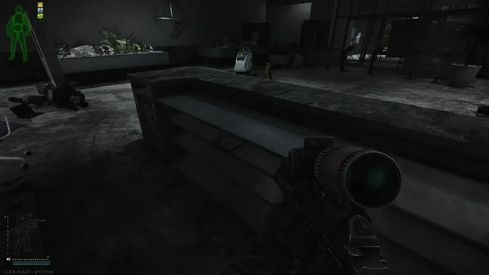 Terragroup Reception document spawn screenshot on Streets of Tarkov