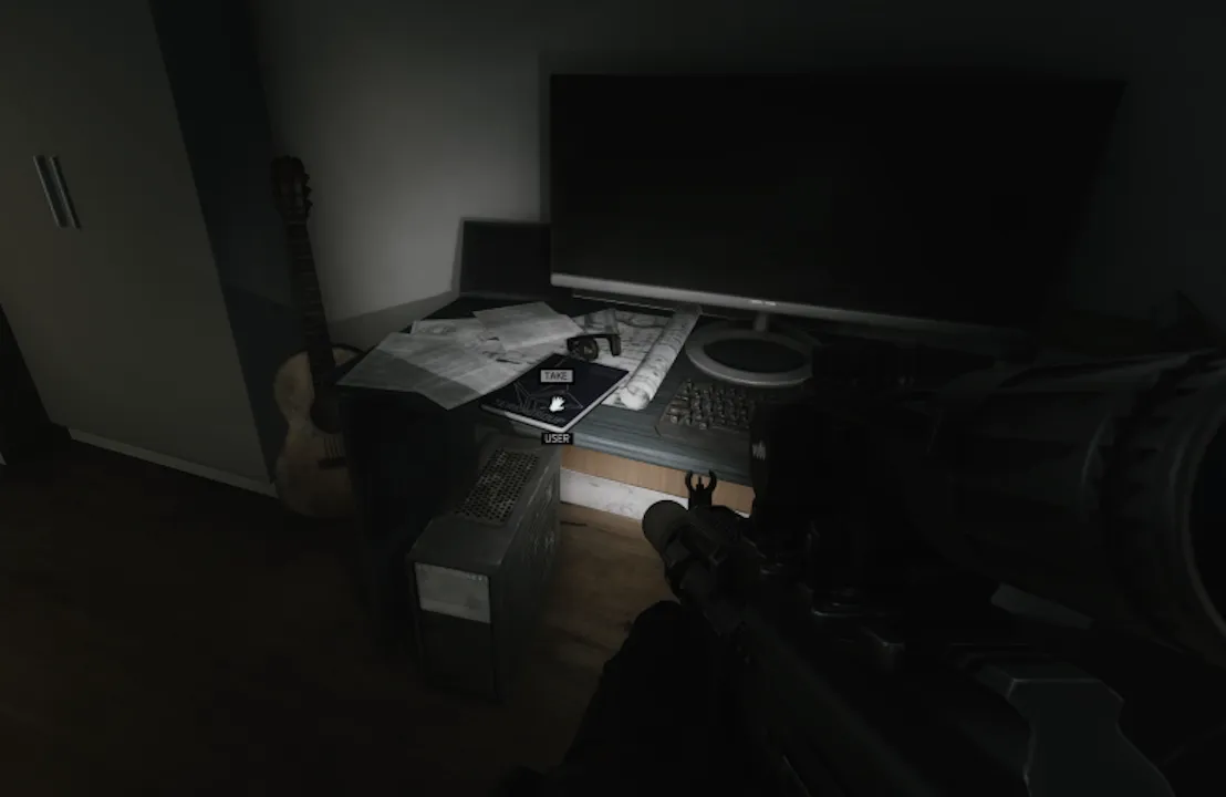 Concordia Office document spawn screenshot on Streets of Tarkov