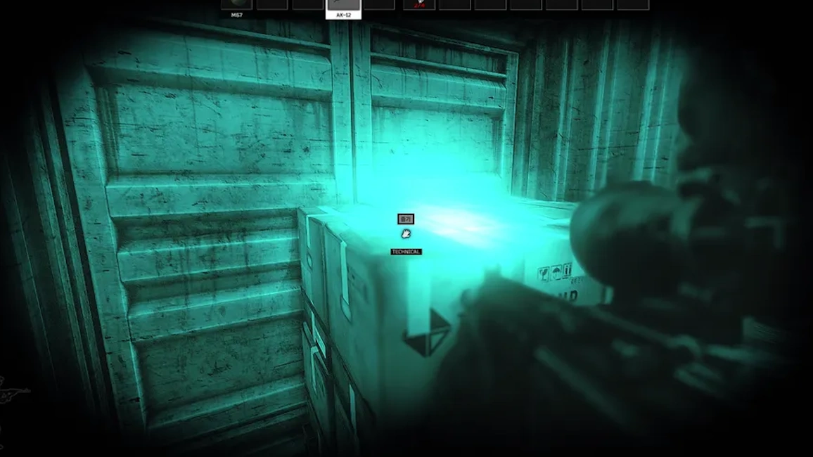 Depot Train document spawn screenshot on Woods