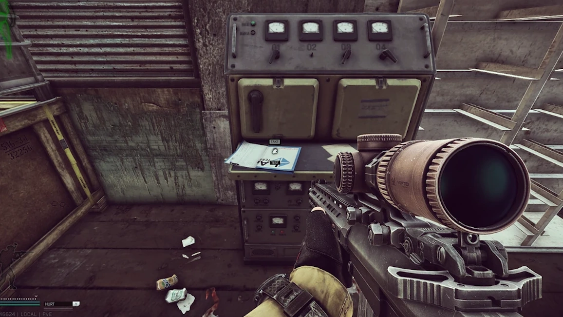 Old Sawmill Small Shack document spawn screenshot on Woods